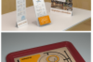 Фирменный стиль ( полиграфия ) - сеть столовых " Тарелка"