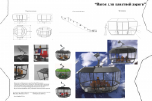 Дизайн проект - " Вагон для канатной дороги"