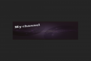 Шапка для канала Youtube