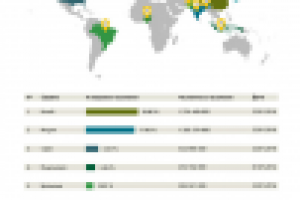 Инфографика "Самые населенные страны мира"