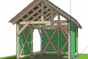 Дачный гараж