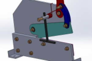 Рычажный нож Solidworks