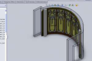 Solidworks/NX обшивка стены деревом