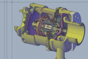 3d autocad турбохолодильник турбодетандер