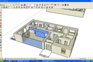 3d sketchup интерьер