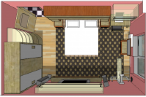 Планировка квартиры SketchUp