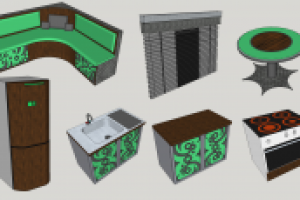 Мебель для кухни без размеров