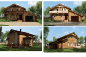 Визуализация коттеджа