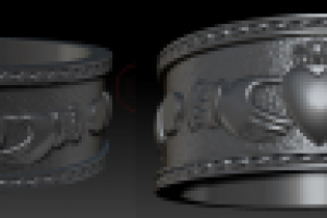 3д модель кольца