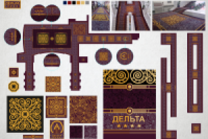 проект настила коврового покрытия в гостиницу