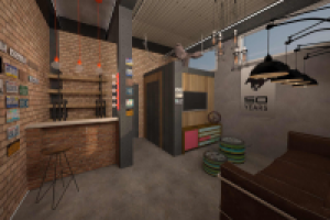 Дизайн проект автомастерской в стиле Лофт