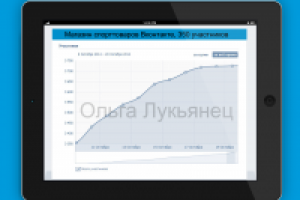 Магазин спорттоваров, Вконтакте, 350 участников