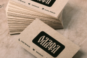 Дизайн визитки "Олафа"