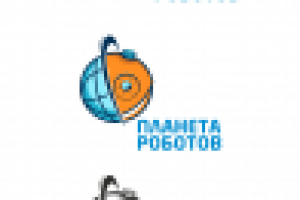 Вариант логотипа для компании "Планета Роботов"