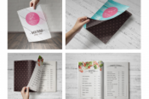 Меню для ресторана "Арт Вилла"