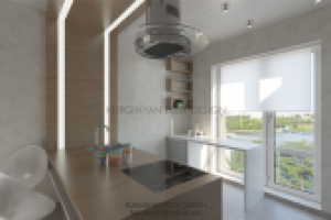 Визуализация пространства кухни