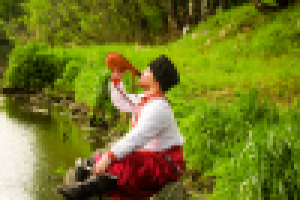 Казак на привале