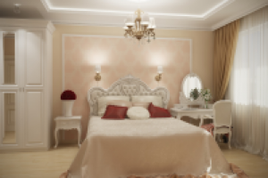 Классика в двухкомнатной квартире  в ЖК "М-Хаус"