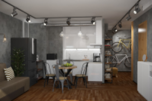 Лофт в двушке