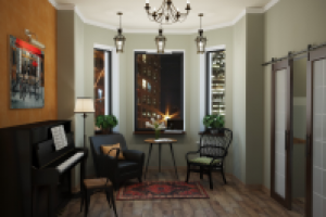 Гостиная в Сталинке