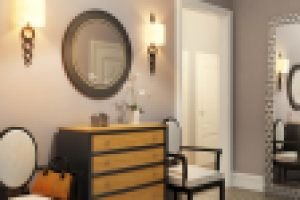 прихожая в неоклассике