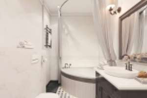 Ванная к классическом стиле