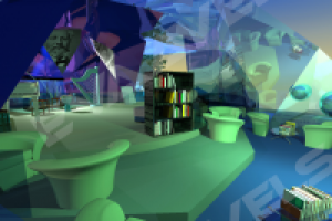 Интерьер клуба "подводного плавания"