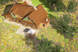 загородный дом площадью 270 м2