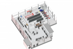 Проект торгового зала продовольственного магазина