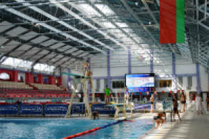 Интерьер зала бассейнов