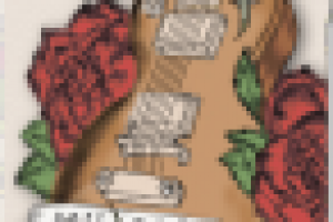 Гитара на обложку чехла от телефона