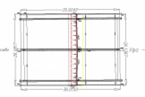 Схема поверхности мостового сооружения