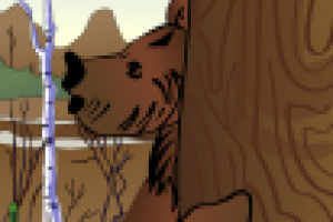 Иллюстрация к рассказу Пришвина "Медведь"