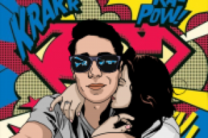 портрет в стиле комикс арт