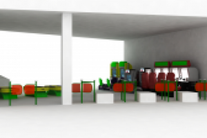 Расстановка симуляторов