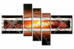 Описание картины «Огненная Радуга»