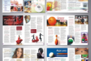 Обложка и страницы журнала "Полезный гид"