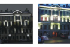 Подсветка здания