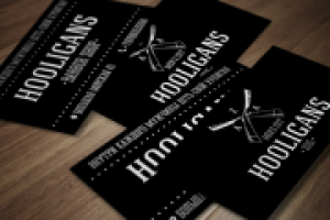 Визитка для магазина "Huligan"