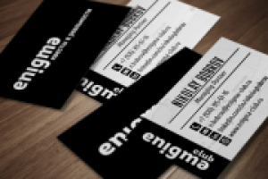 Визитка для "Enigma"
