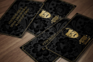 Визитка для шоумена "Артем Вечер" Вариант-2