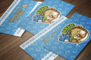 Визитка для ивент-агенства "Хо-Хо-Мяки"