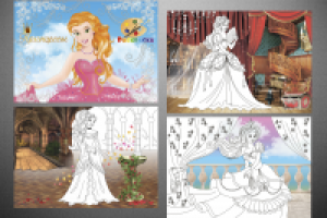 Раскраска "Принцессы"
