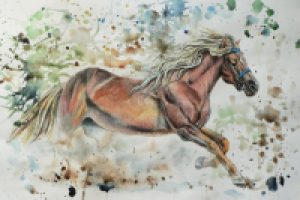 бегущая лошадь