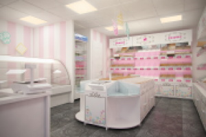 Дизайн сети магазинов сладостей "Зефир"