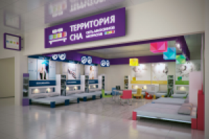 Дизайн сети магазинов "Территория сна"