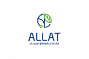 Логотип для студии ландшафтного дизайна "Аллат"