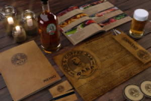 Айдентика для pub&coffee-bar «Фабр»