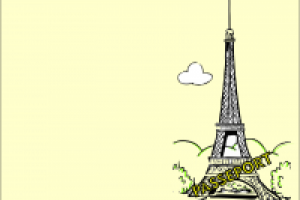 Обложка на паспорт. Париж