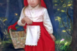 Фотомонтаж Красная Шапочка